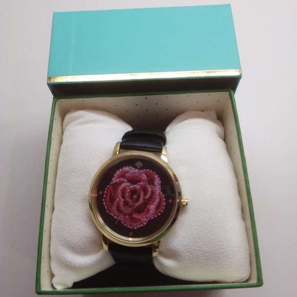 Kate Spade Gold Watch with Pink and Black Straps NWT Women main image 2